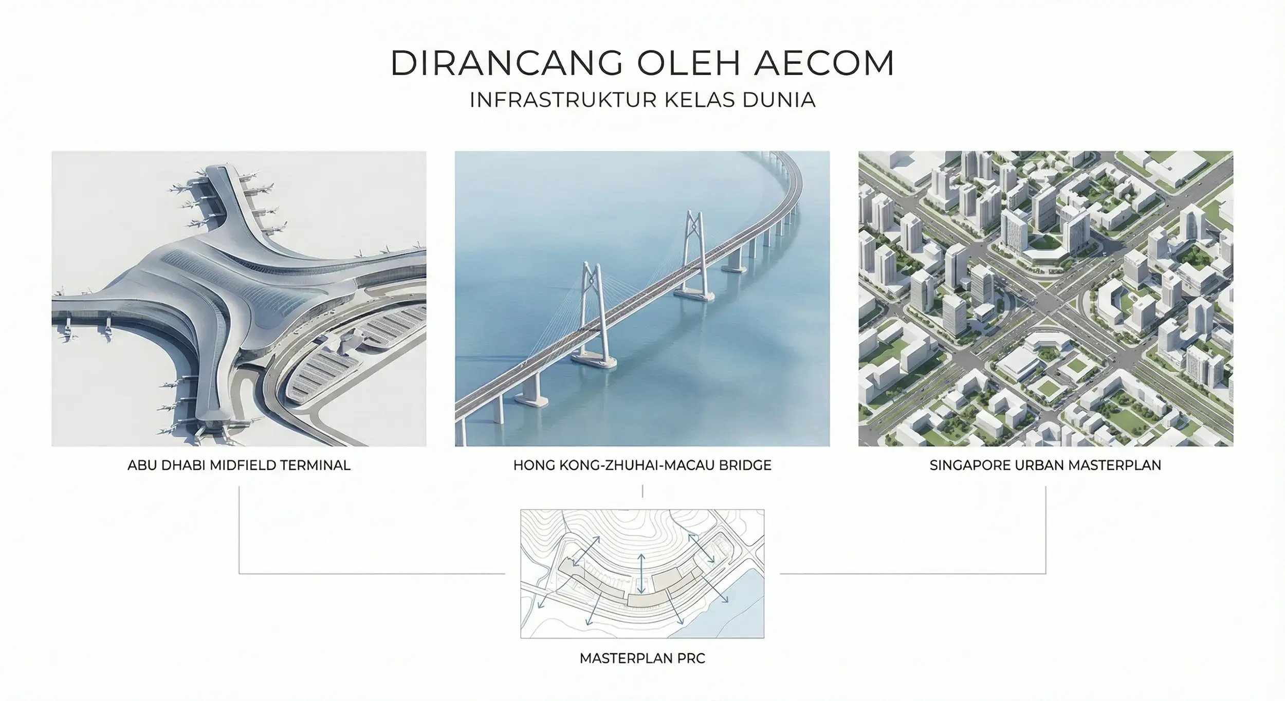 Dirancang oleh AECOM - Infrastruktur Kelas Dunia