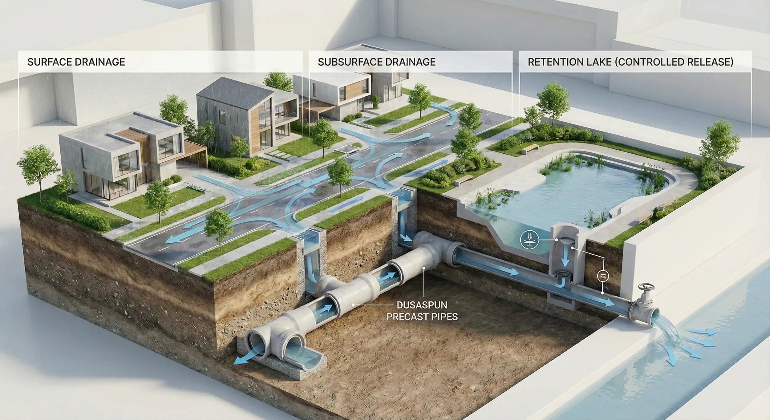 Modern Storm Water System - Dual Drainage System